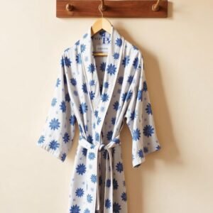 Neelam Block Print Robe