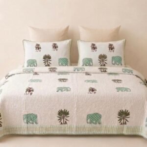 Green Forest Handcrafted Quilt