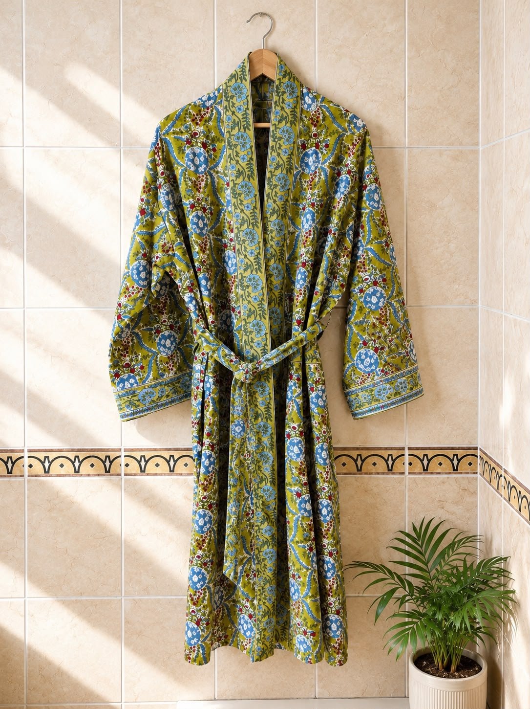 olive-mosaic-printed-kimono-robe